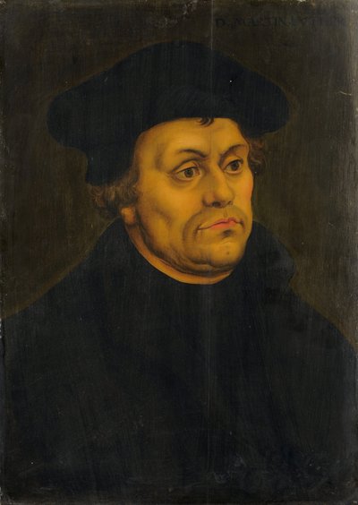 Portrait de Martin Luther - Lucas Cranach the Elder